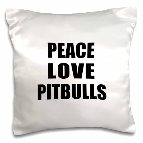 3dRose Peace Love and Pitbull's. Things that Make Me Happy. Pitbull Lover Gift-…