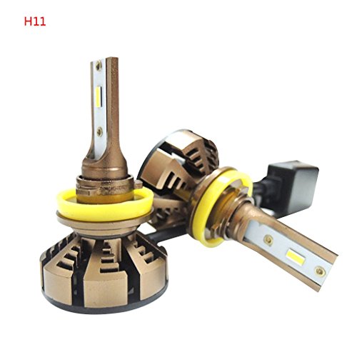 EgalBest 2pcs M6 H4 5500K 8400LM 60W/set IP67 Waterproof 360 Degree Lighting 9-32V Car Vehicle Headlight LED Lamp