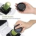CORAFEI Slicer, 4 in 1 Multi Interchangeable Mandoline Blades, Kitchen Heavy Duty Veggie Fruit Cuber Onion Dicer Cheese Grater Cutter