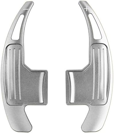 NULLA Aluminum Alloy Steering Wheel Shift Paddle Shifter For Ford Mustang 2015-2016(Silver)