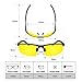 BLUPOND Night Vision Glasses for Driving For Men Women - Yellow Tint Anti Glare Glasses for Nighttime - Knight Visor