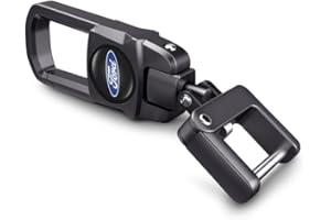 lovmmewlot with Ford Keyring,Metal Car Keychain Replacement with Ford Fusion F150 F250 F350 F450 F550 Edge Explorer Mustang F151,Key Chain Key ring for Car Accessories,Family Present,Black