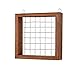 Mkono Air Plant Frame Hanging Airplant Holder Tillandsia Display Hanger Wooden Shelf Wall Decor for House Plants, Succulent, 8