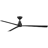 MINKA-AIRE F789-CL Simple XL 65 Inch Outdoor Ceiling Fan, Coal