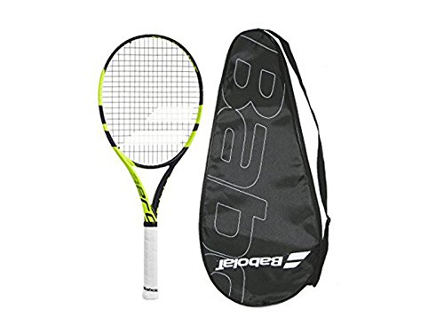 Babolat 2018 Pure Aero Plus - Strung with Cover Tennis Racquet (4-1/4)