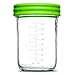 Nellam Baby Food Storage Containers - Leakproof, Airtight, Glass Jars for Freezing & Homemade Babyfood Prep - Reusable, BPA Free, 4 x 4oz, 4 x 8oz Set, that is Microwave & Freezer Safe