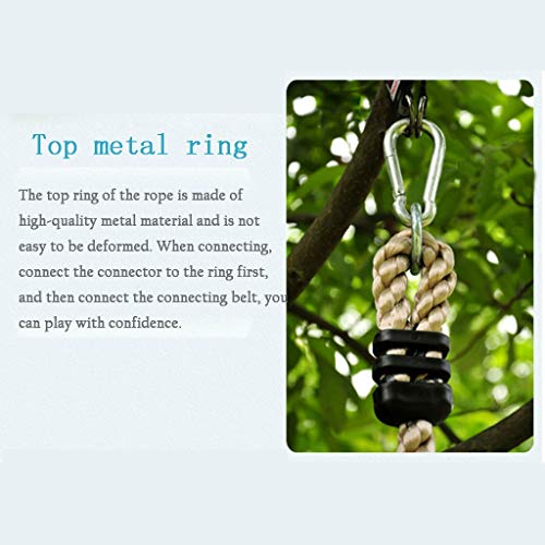 xiaodou Gartenschaukel Outdoor Disc Climbing Swing Kinder- und Erwachsenenspiele Toy Swing Safety Sling Rope Tree Swing… – Bild 6