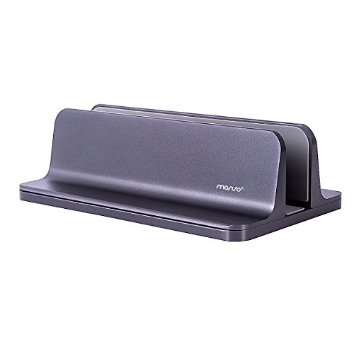 Mosiso vertical laptop stand, aluminum alloy desk holde…