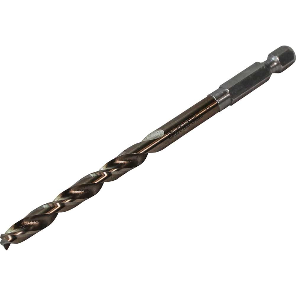 HSSE M35 Cobalt Quick-Change Impact Drill Bit 5.0mm OL:102mm WL:52mm