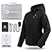 OUTCOOL Women's Heated Jacket with Hood Slim-Fit Heating Jacket (Type: NJK1901)