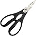 iCooker Kitchen Shears [Stainless Steel] Professional Multi-function Kitchen Scissors - Best Come Apart Poultry Scissors for Cutting - Soft Grip Handle [Black]