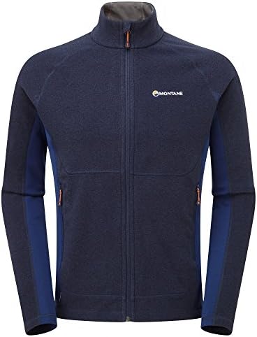 Montane Mens Pulsar Jacket Top Black Sports Outdoors Full Zip Breathable