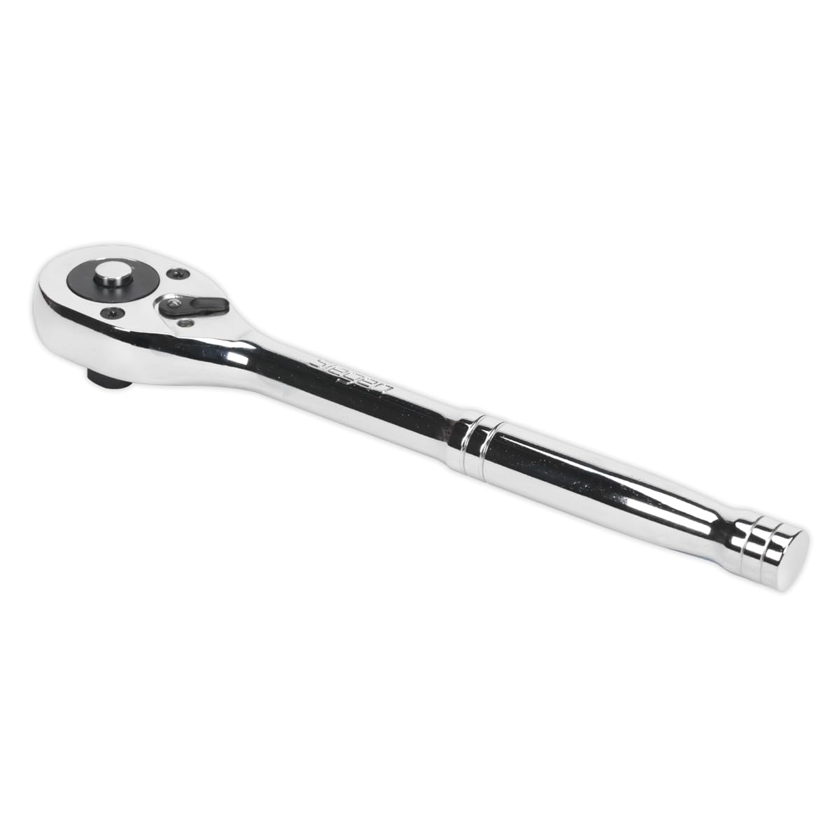 Sealey S0706 Ratchet Wrench with Pear-Head Flip Reverse, 1/2" Square Drive, Silver