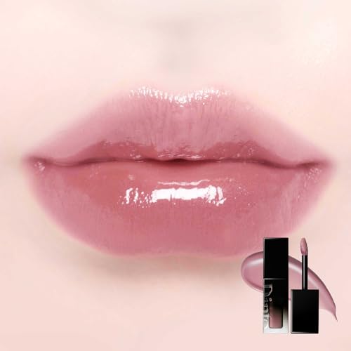 DINTO Blur-Glowy Lip Tint - Glossy Finish, Hydrating, Long Lasting, Lightweight Texture, Non-Sticky, Vegan & Cruelty-Free, K beauty (219 Ave Maria, 0.11 fl.oz)
