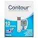 Contour Diabetes Testing Kit | Contour Blood Glucose Meter, 10 Contour Blood Glucose Test Strips, 50 O'well Lancets, O'well Lancing Device, Control Solution, Log Book, User Manuals and Carry Case