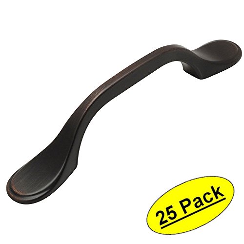 UPC 783583342087, Cosmas 9533ORB Oil Rubbed Bronze Cabinet Hardware Footed Handle Pull - 3&quot; Inch (76mm) Hole Centers - 25 Pack