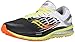 Saucony Men's Triumph ISO 2 Running Shoe, Black/White/Citron, 9.5 M US