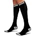 6 Pairs Compression Socks Pack - Best Medical, Nursing, Travel & Flight Socks - Running & Fitness - 15-20mmHg