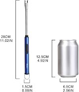 SUPRUS candle lighter Rechargeable USB 360° Neck Stainless Steel Dark Blue view 5