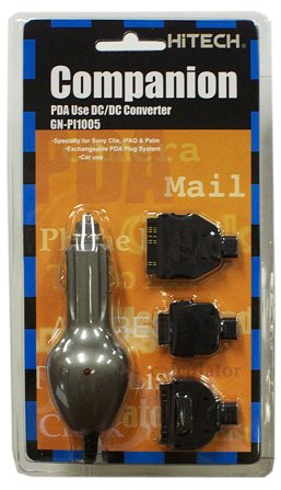 Hitech - PDA Car Charger for Palm m130 / m500 / m505 / i705 / Tungsten/Tungsten W/Tungsten C/Zire 71 PDA