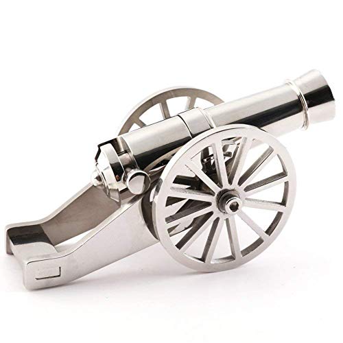DMAIP Pocket Warriors Mini Cannon Military Model Kits Miniature Metal Scale Replicas with Pellets