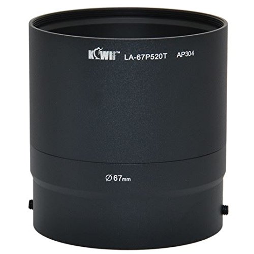KIWIFOTOS LA-67P520T Lens Adapter Filter Tube for Nikon Coolpix P510 P520 P530 Digital Camera