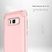 SAVYOU Galaxy S8 Case, 3in1 Shockproof Drop-Protection Hard PC Soft Silicone Combo Hybrid Impact Defender Heavy Duty Full-Body Protective Case Cover for Galaxy S8 Rose Gold