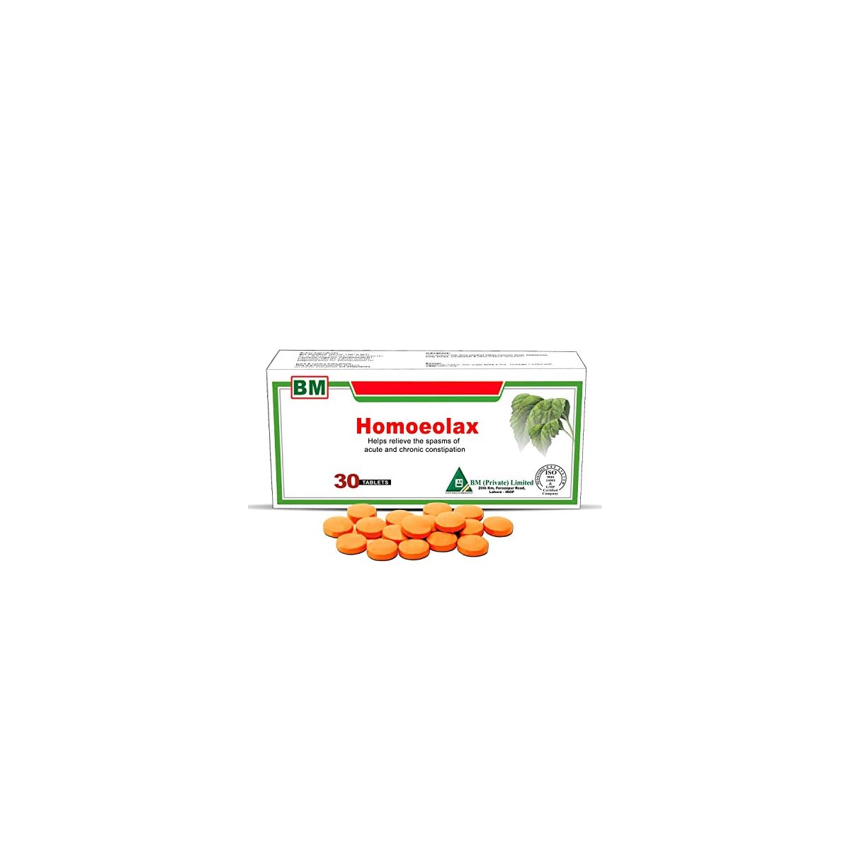 Homeolax 30 Tablets, A Gentle Herbal Laxative That Relieves The Spasms