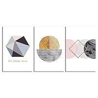 signwin-3 Piece Canvas Wall Art-Modern Nordic Style-Canvas Prints Home Artwork Decoration for Living Room,Bedroom - 16