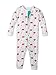 Colored Organics Baby Unisex Peyton Long Sleeve Organic Sleeper - White/Floral Dot Print - 6-12M