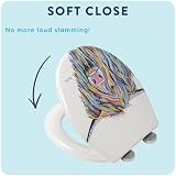 Croydex Steven Brown Angus McCoo Flexi-Fix Soft Close Toilet Seat view 2