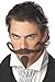 California Costumes Men's The Gambler Moustache & Chin Patch,Brown,One Size Costume Accessory