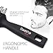 Baasha Hair Brush, Vent Brush For Men & Women, Vent Brushes For Hair, Vented Brush For Blow Drying, Mens Short Hair Brush With Ball Tipped Bristles, Best Mens Vented Brush For Wet or Dry Hair - Black