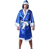 wesing Boxing Robe with Hood Boxing Robe for Men and Women Boxing Robe Satin
