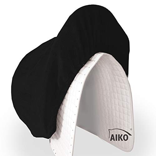 Aiko Saddle protector, breathable and washable, good fit, black.