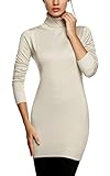 ACEVOG Women's Turtleneck Long Sleeve Tunic Knit Tops Sweater Pullovers
