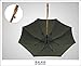 Balios Prestige Walking Umbrella, Real Wood Handle & Bamboo Shaft, Auto Open, Windproof Designed in UK (olive green)