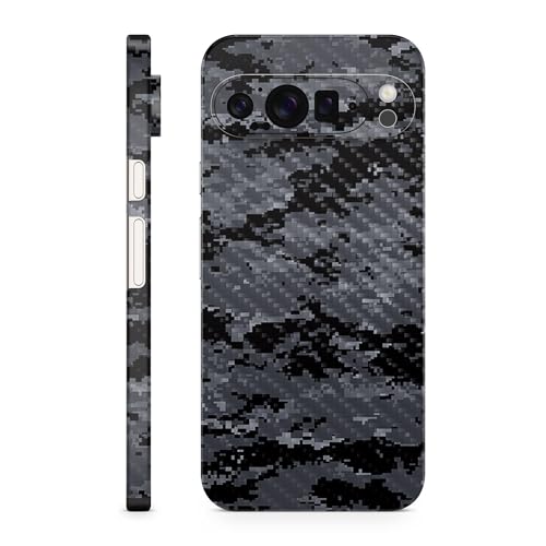 Carbon Fiber Phone Skin Compatible with Google Pixel 9 Pro XL - Digital Camo -…