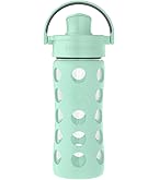 Bouteille En Verre Lifefactory 20 Oz - Violet - Bouchon Silicone - NEUF