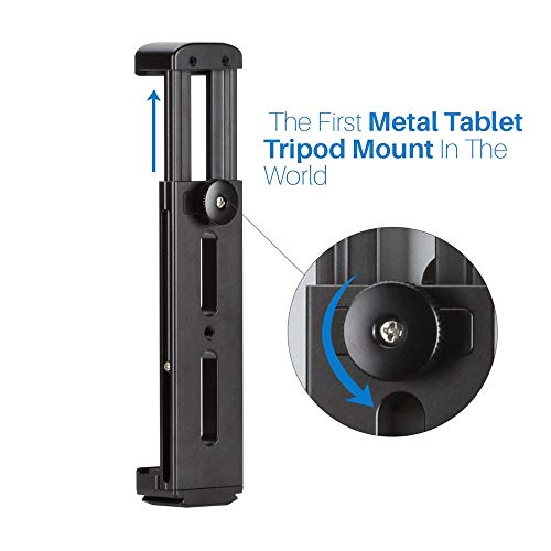 Ulanzi iPad Tripod Mount, Adapter Aluminum Metal Tablet Tripod Mount