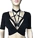 BODY CAGE Women's Goth Harness Bralette Hollow Out Clubwear Adjustable