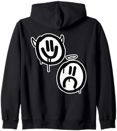 Amazon.com: X Eyed Smile Face | X Eyes Zip Hoodie : Clothing