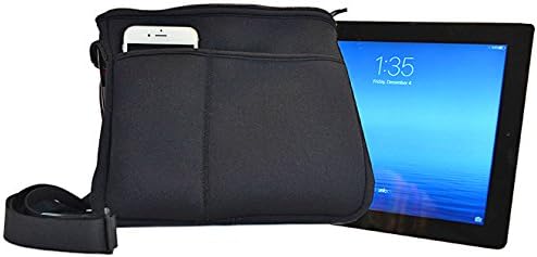 NupouchShock Absorbent Carrying Case for iPad, Samsung, Fire, PC Tablets - Non-Retail Packaging - Black