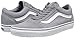 VANS Suede Canvas Old Skool Unisex | Frost Grey/True White (8 B(M) US Women / 6.5 D(M) US Men)
