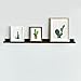 WELLAND Espresso Picture Ledge Shelf Display Wall Shelf 48