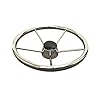 Pactrade-Marine-Boat-Five-Spoke-Steering-Wheel-with-Black-Cap-SS304-1375-L