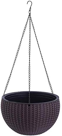 Eventualx Multi-Purpose Durable Macrame Hanging Flower Basket Easy to Hang Stable Plant Basket for Home Decoration brown