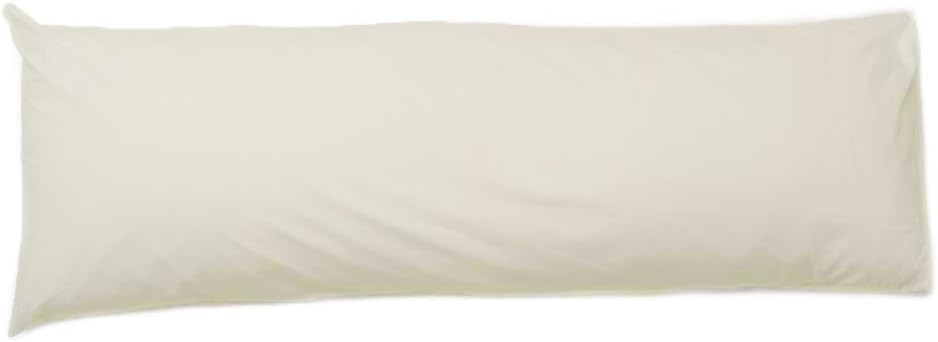 Bolster Pillow Case cream (4' 6 bed) 54"/137cm (Double, Cream)