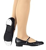 Adult Slide Buckle Tap Shoes,T9200BLK07.5M,Black,07.5M
