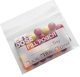 3 EA of 100 Count Plastic Pill Pouches
